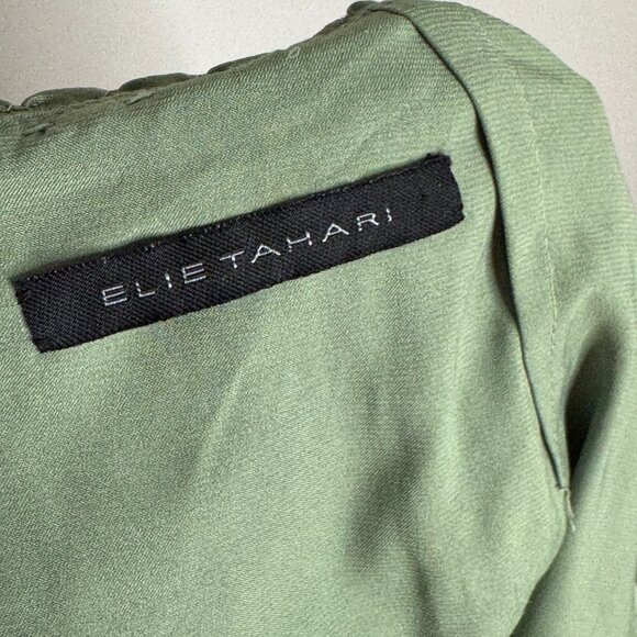 Green Eyelet Elie Tahari size 4 Skirt - Picture 16 of 16